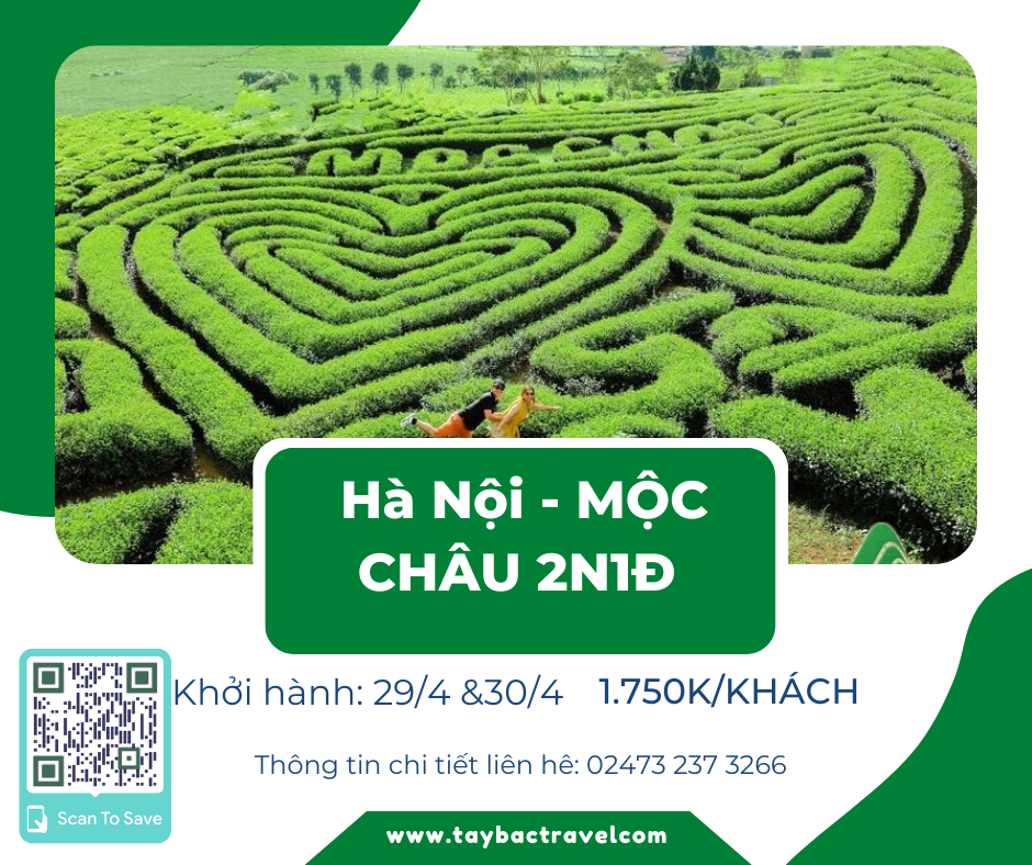 HÀ  NỘI – MỘC CHÂU MÙA HOA 2N1Đ